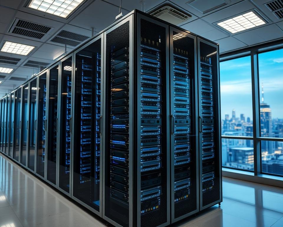 A gleaming, state-of-the-art server rack standing tall in a pristine data center, bathed in soft, indirect lighting. The hardware gleams with precision engineering, each component meticulously arranged for optimal performance and airflow. The cabinets are adorned with sleek, minimalist designs, conveying a sense of premium quality and cutting-edge technology. In the background, a panoramic view of a city skyline is visible through large, floor-to-ceiling windows, emphasizing the scale and importance of the infrastructure. This image embodies the pinnacle of reliable, high-performance server hosting - a testament to the commitment to delivering the finest IPTV experience. A gleaming, state-of-the-art server rack standing tall in a pristine data center, bathed in soft, indirect lighting. The hardware gleams with precision engineering, each component meticulously arranged for optimal performance and airflow. The cabinets are adorned with sleek, minimalist designs, conveying a sense of premium quality and cutting-edge technology. In the background, a panoramic view of a city skyline is visible through large, floor-to-ceiling windows, emphasizing the scale and importance of the infrastructure. This image embodies the pinnacle of reliable, high-performance server hosting - a testament to the commitment to delivering the finest IPTV experience.