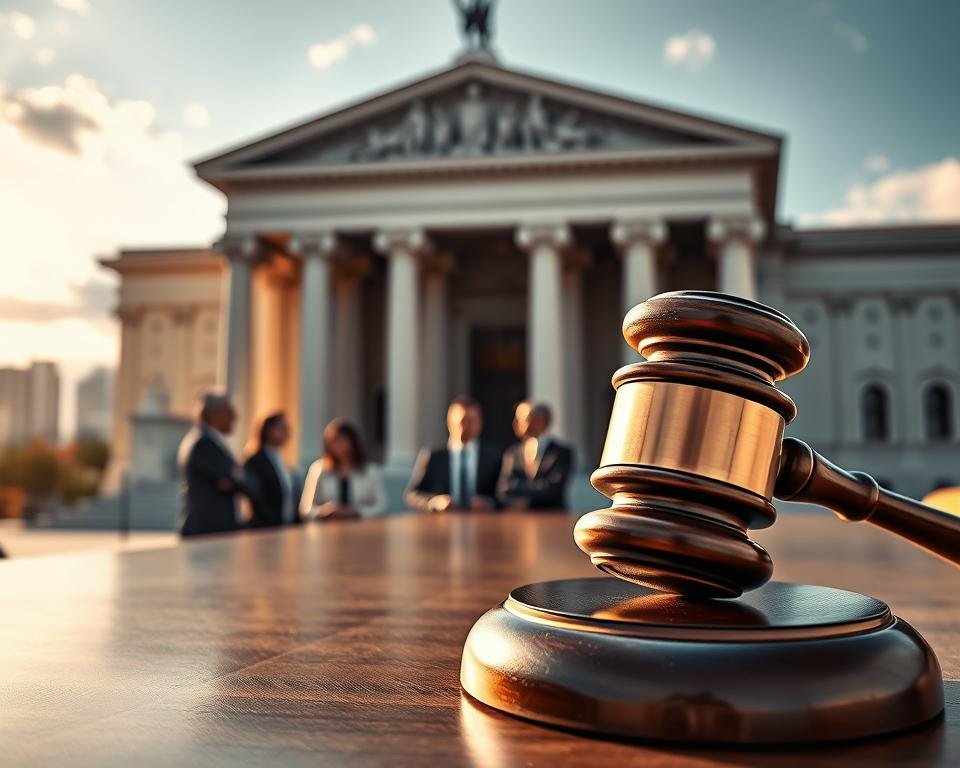A majestic courthouse standing tall, its neoclassical architecture adorned with columns and statues, symbolizing the gravity of legal proceedings. In the foreground, a gavel rests on a polished wooden desk, casting a warm glow under soft, directional lighting. The middle ground features a group of individuals engaged in a thoughtful discussion, their expressions reflecting the weight of the legal considerations at hand. In the background, a city skyline emerges, hinting at the wider societal implications of the legal aspects surrounding online television. The overall scene conveys a sense of authority, contemplation, and the importance of upholding the law in the digital age. A majestic courthouse standing tall, its neoclassical architecture adorned with columns and statues, symbolizing the gravity of legal proceedings. In the foreground, a gavel rests on a polished wooden desk, casting a warm glow under soft, directional lighting. The middle ground features a group of individuals engaged in a thoughtful discussion, their expressions reflecting the weight of the legal considerations at hand. In the background, a city skyline emerges, hinting at the wider societal implications of the legal aspects surrounding online television. The overall scene conveys a sense of authority, contemplation, and the importance of upholding the law in the digital age.